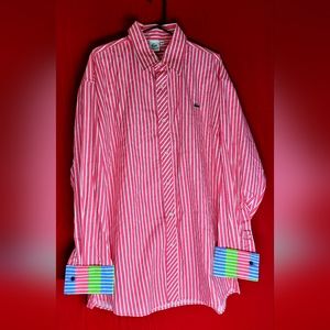 Lacoste button down shirt size XXL